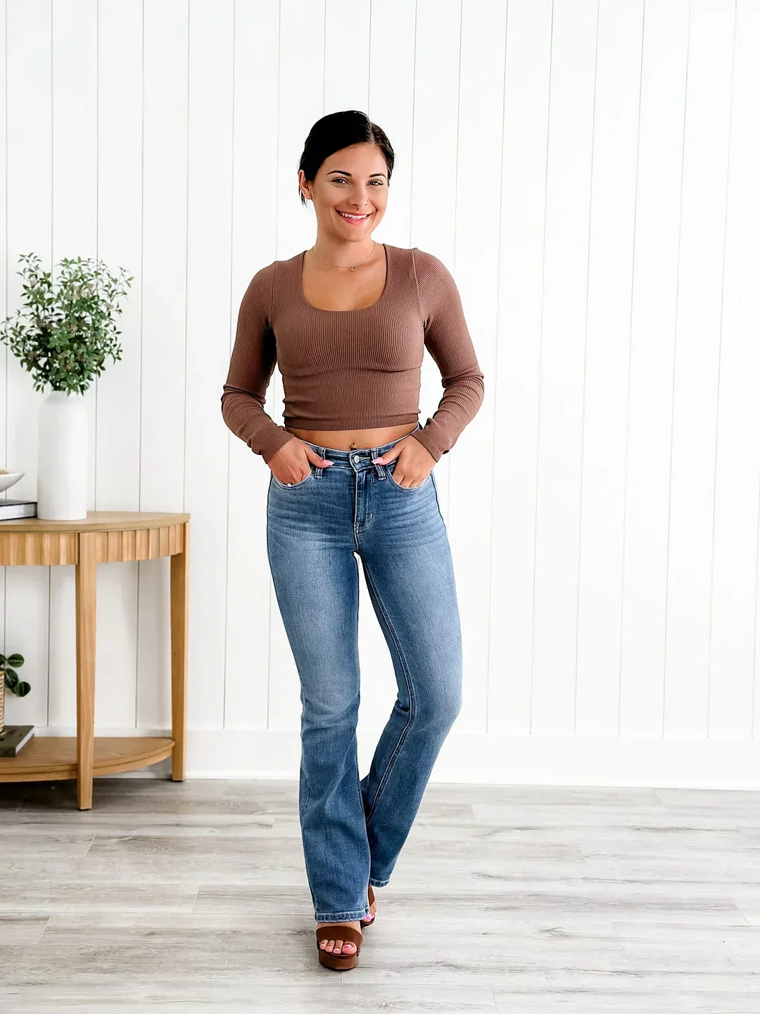 Holy Grail Tummy Control Bootcut Jeans - Image 3