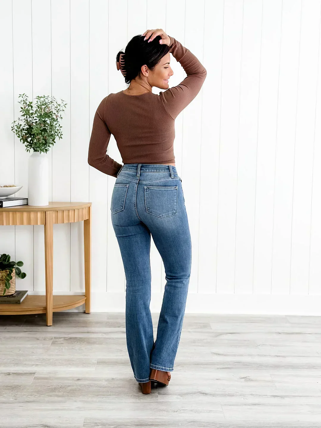 Holy Grail Tummy Control Bootcut Jeans - Image 2